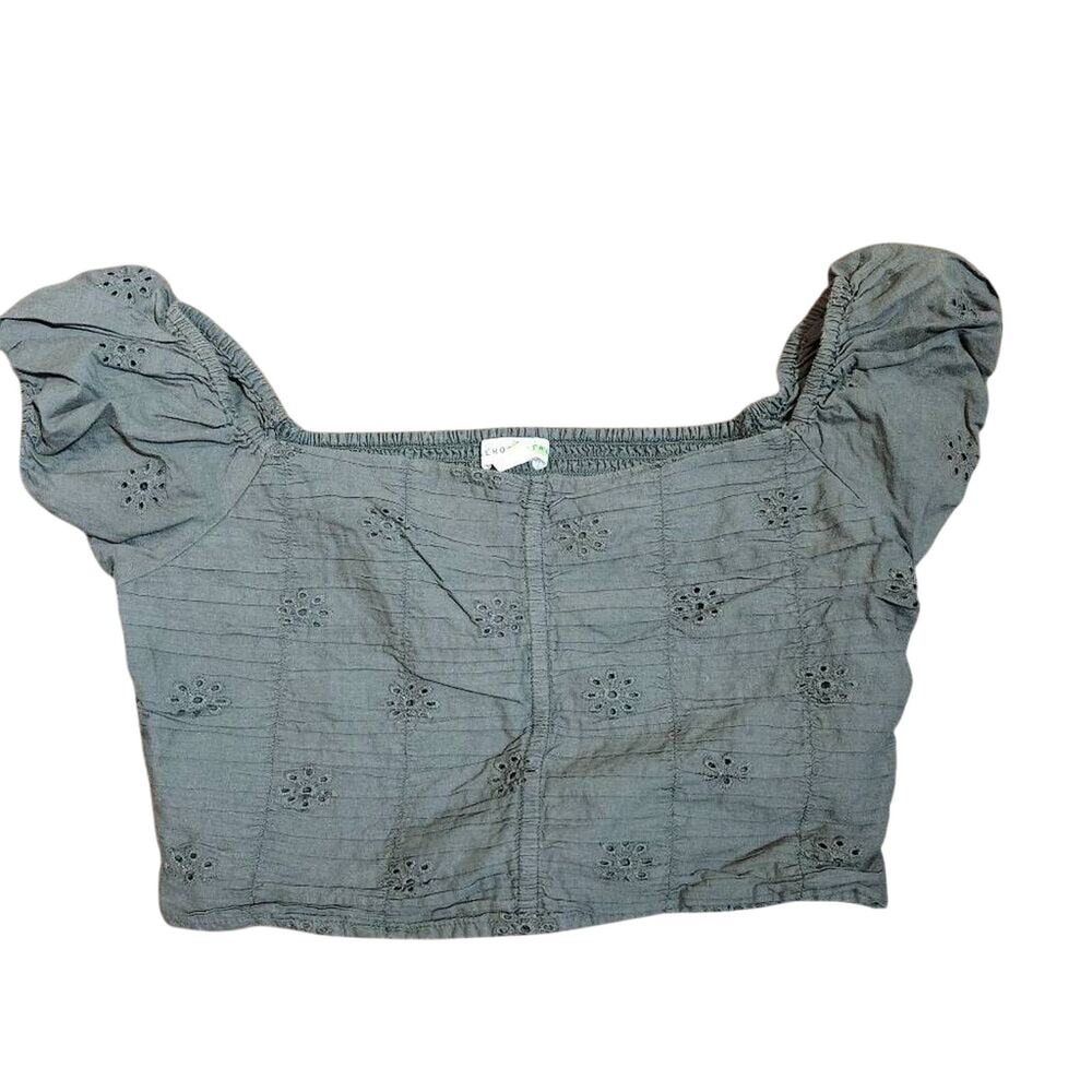 Aeropostale shirred cotton crop